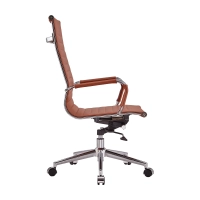 Task Kontorsstol i italienskt läder med hög rygg | Ergonomi och professionell stil