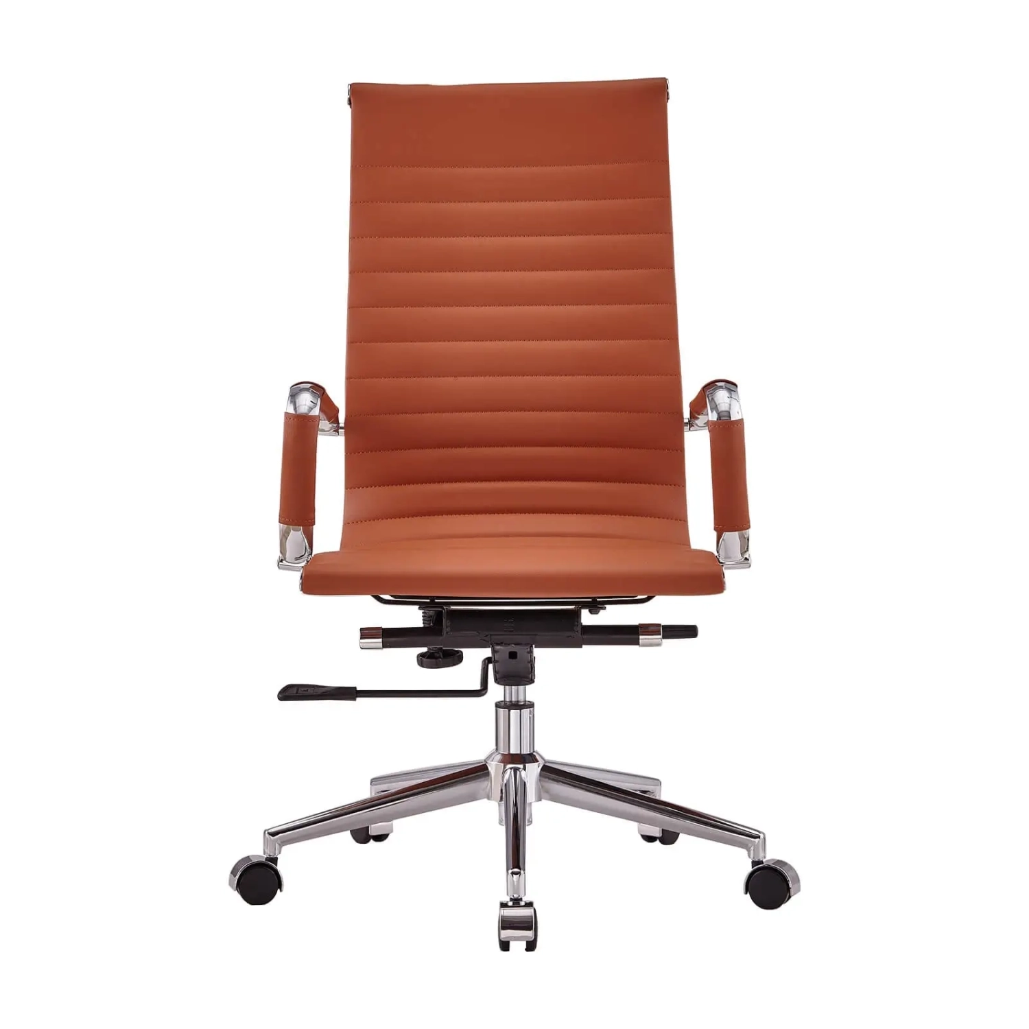 Task Kontorsstol i italienskt läder med hög rygg | Ergonomi och professionell stil