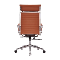 Task High-Back Italian Leather Office Chair | Ergonomics & Professional Style