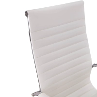 Task Kontorsstol i italienskt läder med hög rygg | Ergonomi och professionell stil