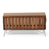 Sofá Industrial Daneu tapizado en algodón-Sofas de Madera-Mueble Design