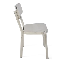 Silla Delawere de acero inoxidable | Diseño industrial elegante