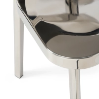Delawere Stuhl aus Edelstahl : Elegantes Industriedesign