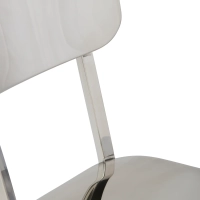 Delawere Stuhl aus Edelstahl : Elegantes Industriedesign