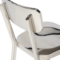 Delawere-stol i rostfritt stål : Elegant industridesign