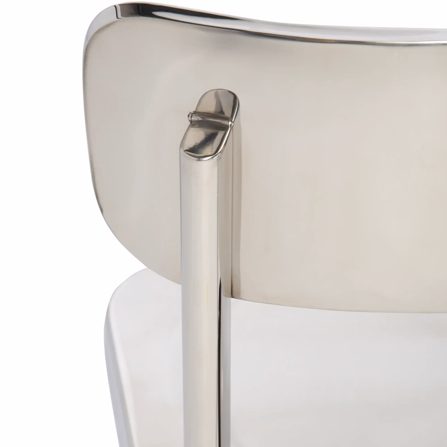Chaise Delawere en acier inoxydable : Design industriel élégant