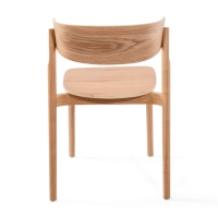 Chaise de salle à manger en frêne naturel Notorius | Design élégant scandinave