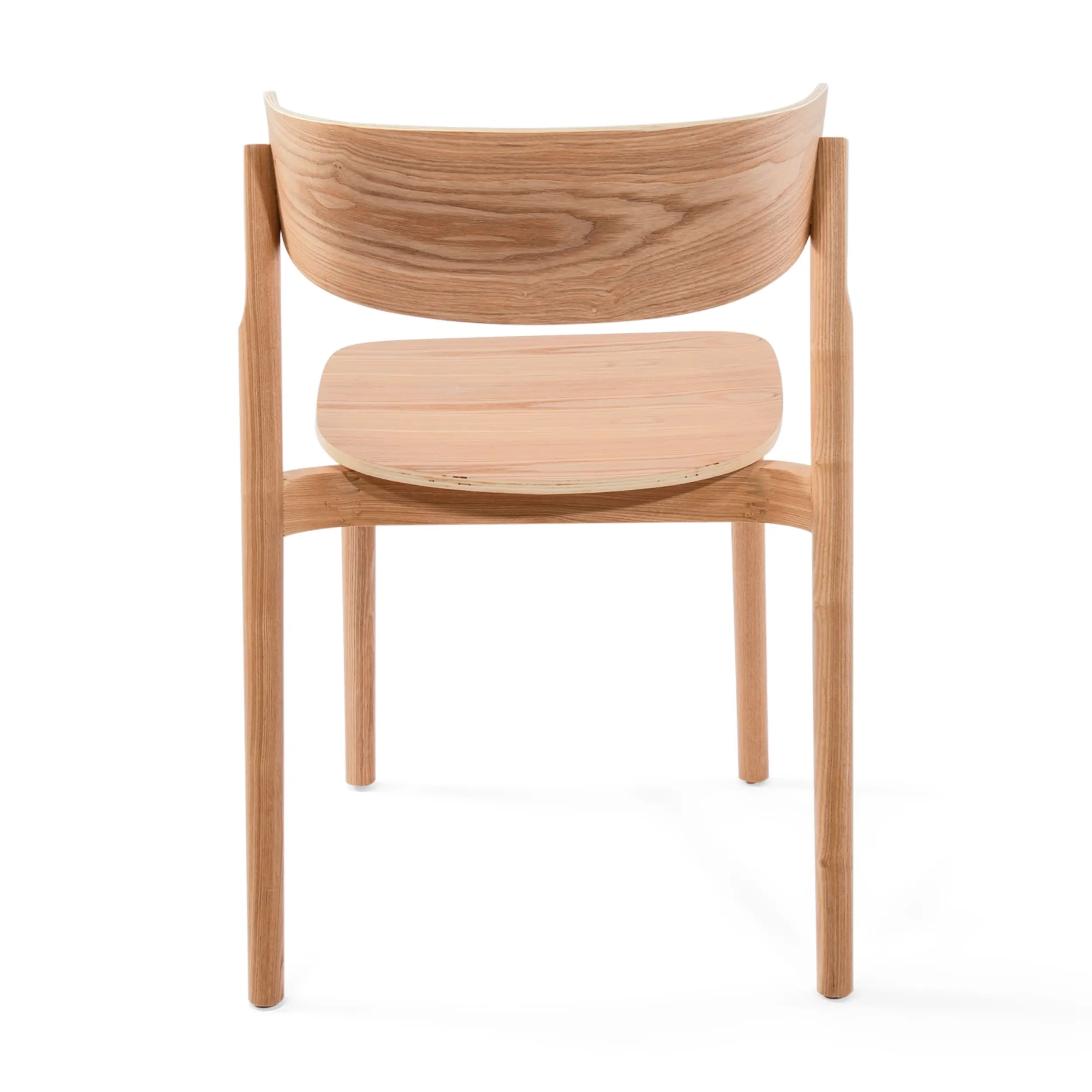 Chaise de salle à manger en frêne naturel Notorius | Design élégant scandinave