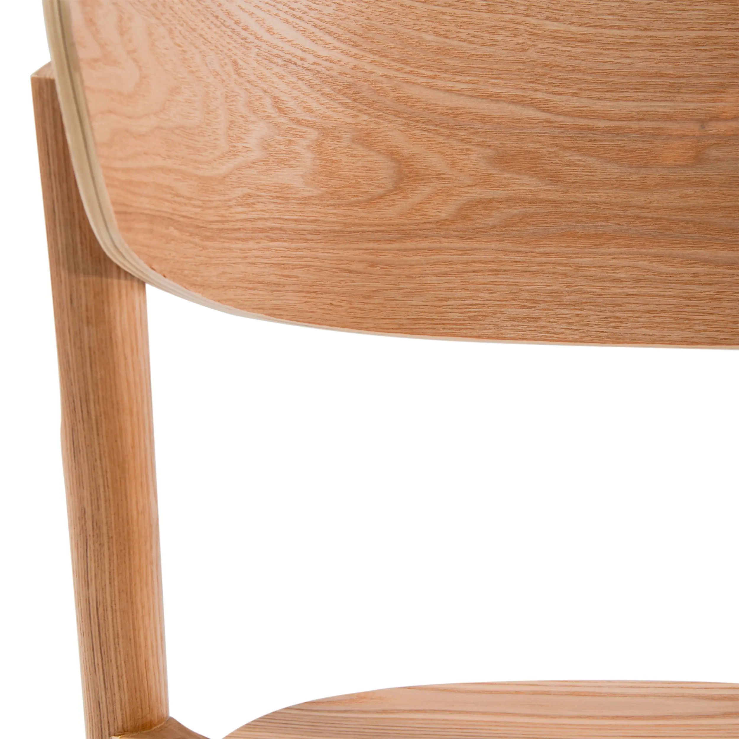 Chaise de salle à manger en frêne naturel Notorius | Design élégant scandinave