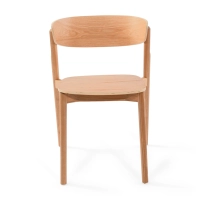 Chaise de salle à manger en frêne naturel Notorius | Design élégant scandinave