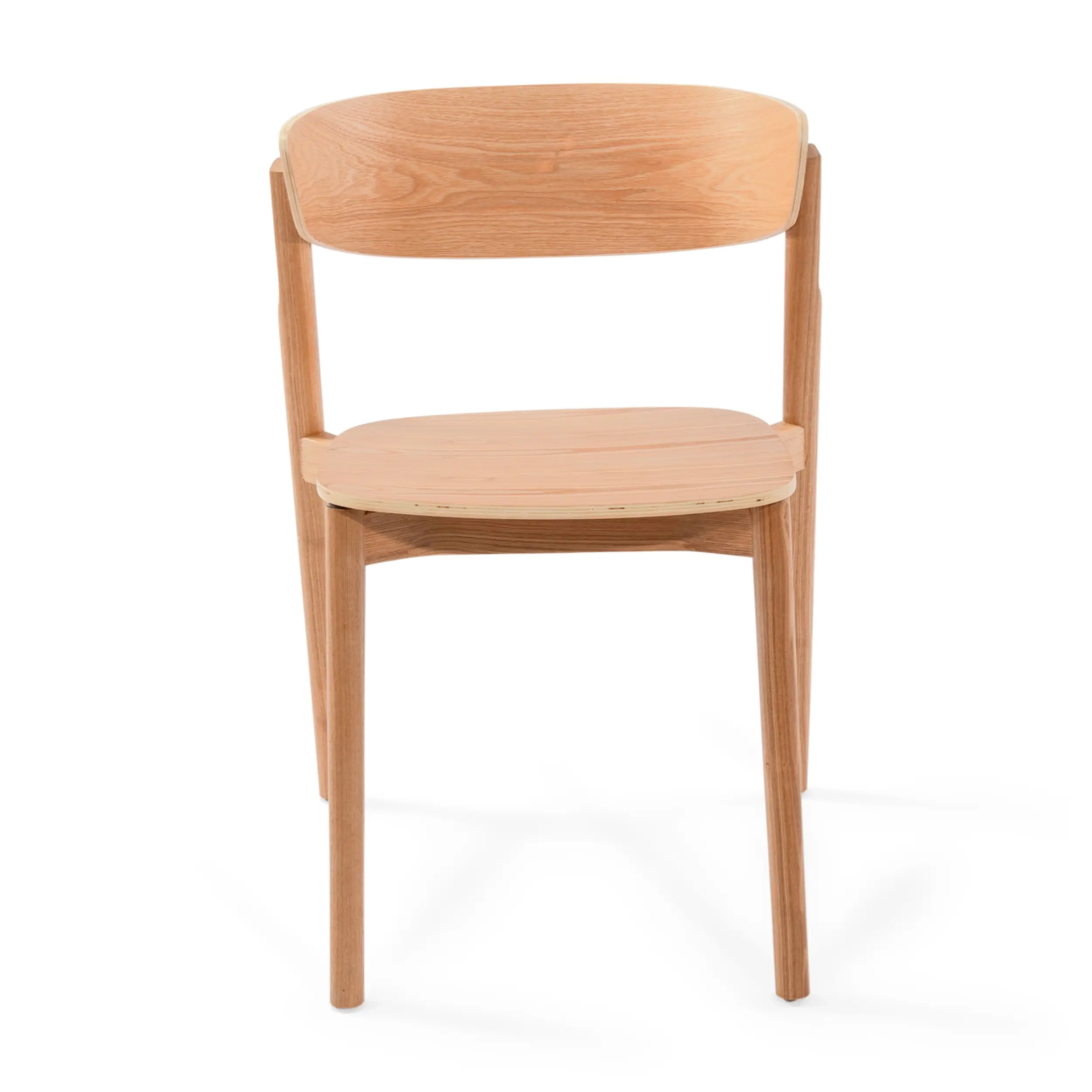 Chaise de salle à manger en frêne naturel Notorius | Design élégant scandinave