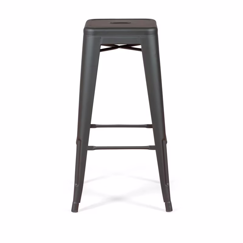 Bistro tabouret industriel Matt 76CM blanc - Tabourets et chaises industriels