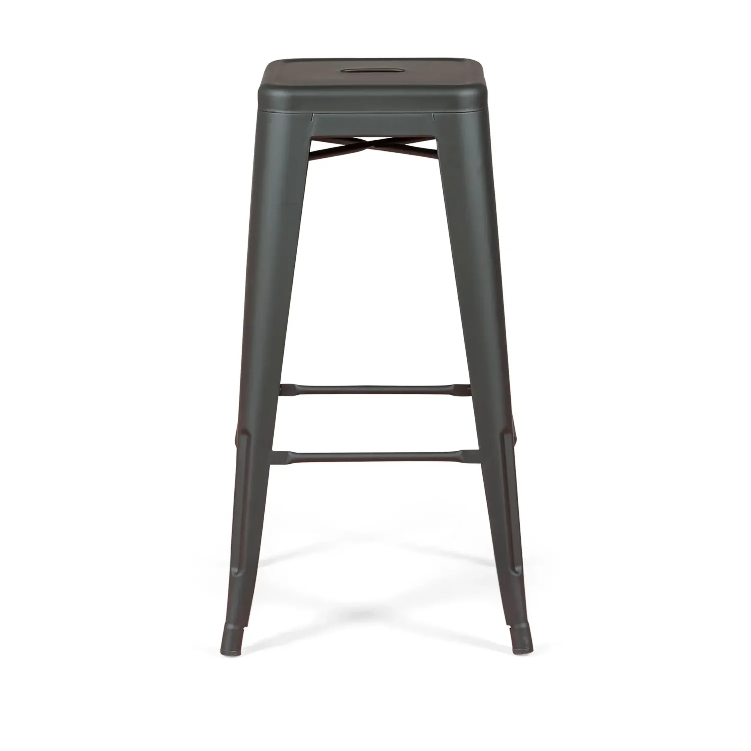 Bistro tabouret industriel Matt 76CM blanc - Tabourets et chaises industriels
