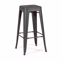 Bistro tabouret industriel Matt 76CM blanc - Tabourets et chaises industriels