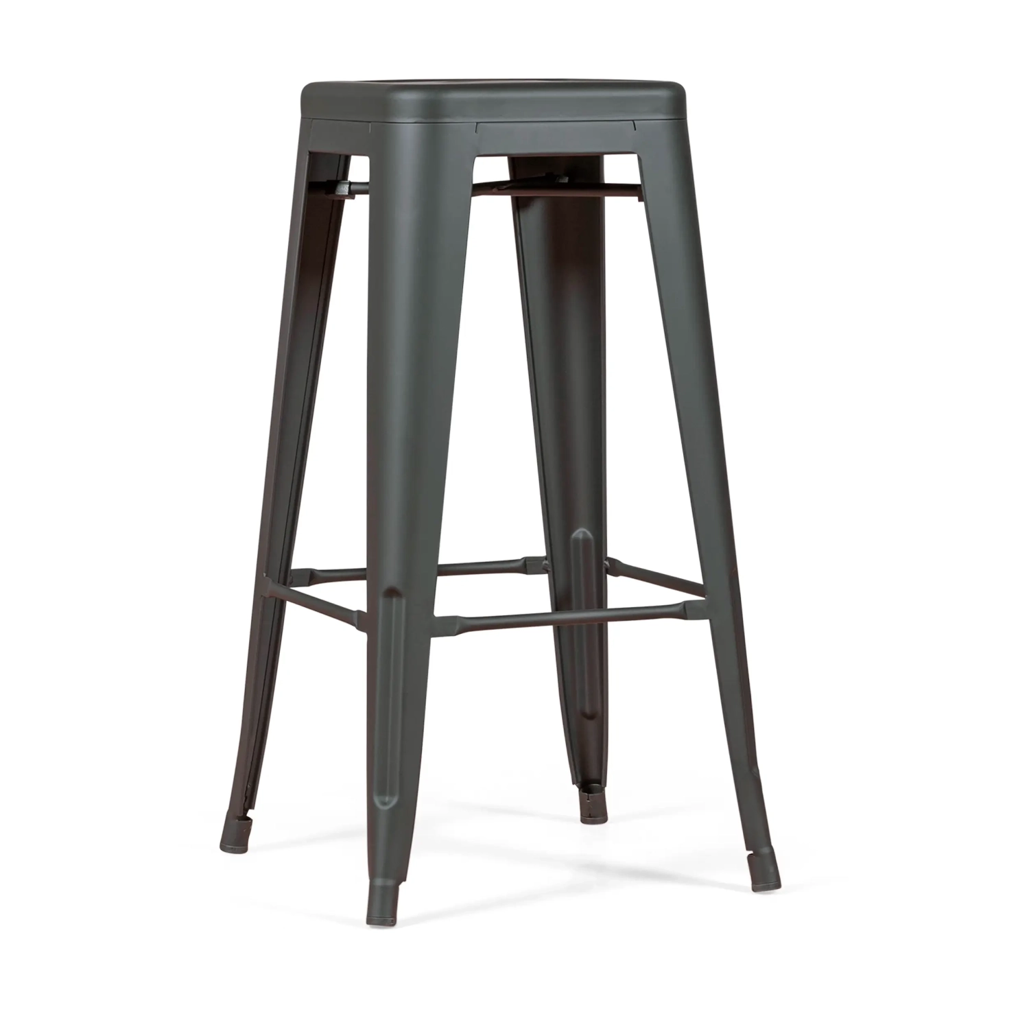 Bistro sgabello industriale Matt 76CM bianco - Sgabelli e sedie industriali
