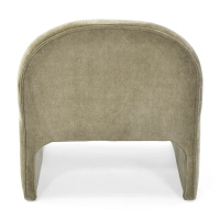 Fauteuil design Bâle rembourré, style minimaliste et confortable