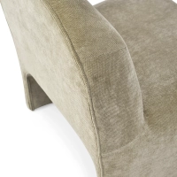 Fauteuil design Bâle rembourré, style minimaliste et confortable