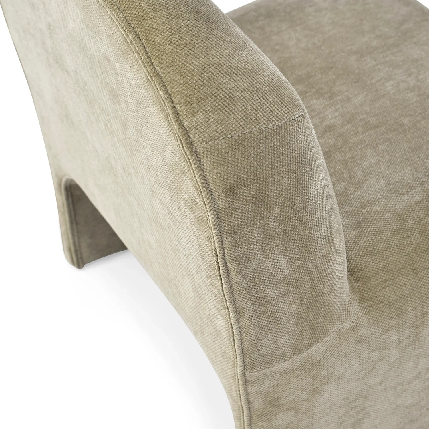 Fauteuil design Bâle rembourré, style minimaliste et confortable