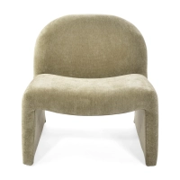 Fauteuil design Bâle rembourré, style minimaliste et confortable