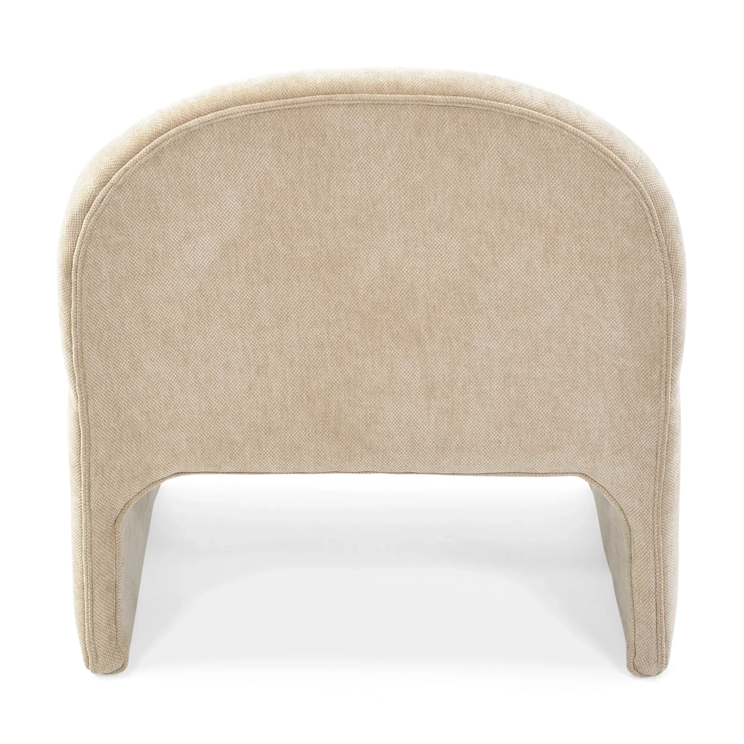 Basel upholstered design armchair, minimalist and comfortable style