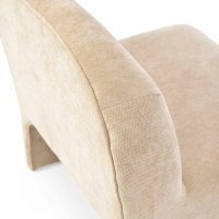 Čalouněné designové křeslo Basel, minimalistický a pohodlný styl