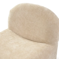 Basel upholstered design armchair, minimalist and comfortable style