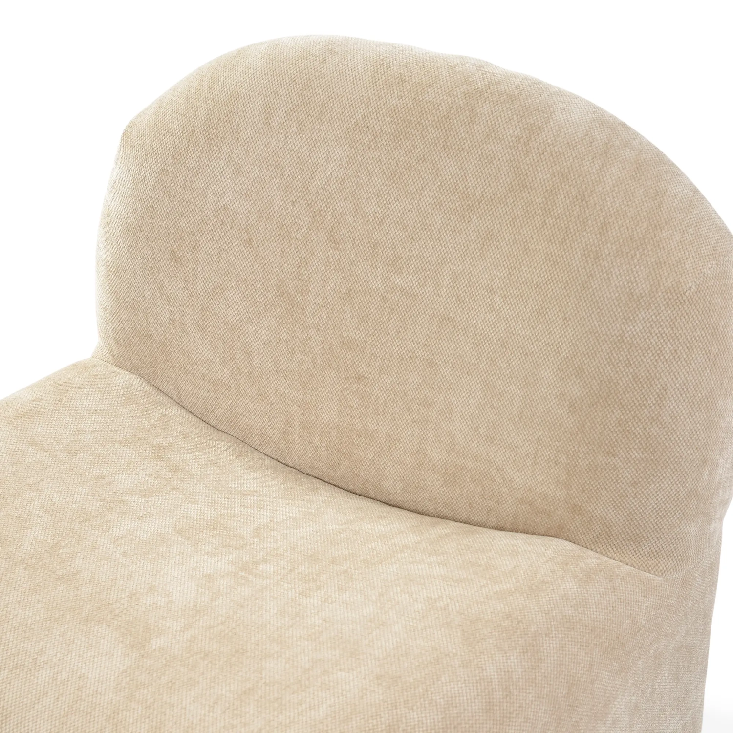 Basel upholstered design armchair, minimalist and comfortable style