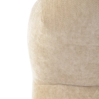 Basel upholstered design armchair, minimalist and comfortable style