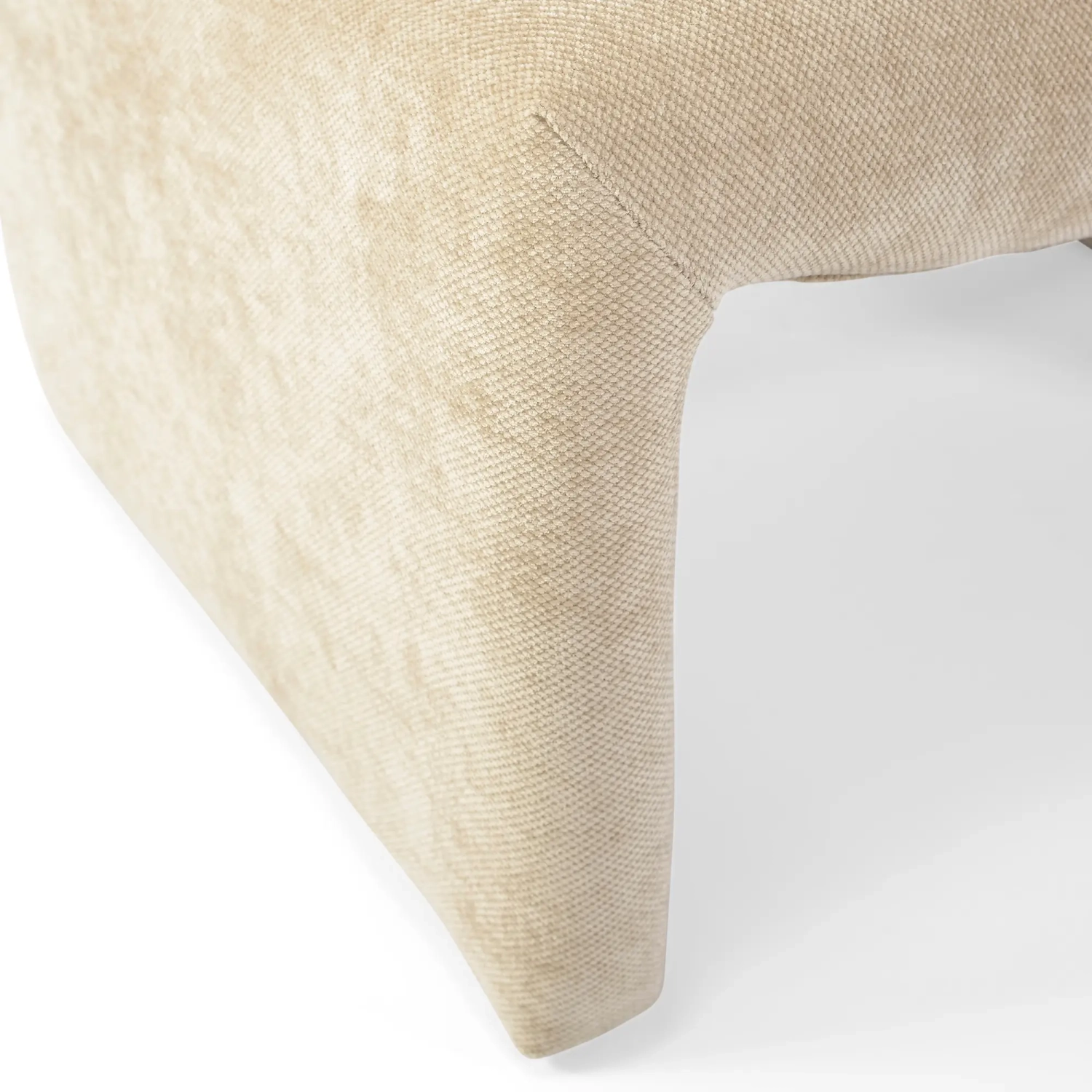 Gestoffeerde design fauteuil Basel, minimalistische en comfortabele stijl