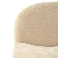 Gestoffeerde design fauteuil Basel, minimalistische en comfortabele stijl