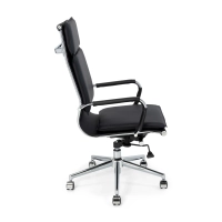 Fauteuil de bureau Studio à dossier haut | Fauteuil de bureau ergonomique en simili cuir