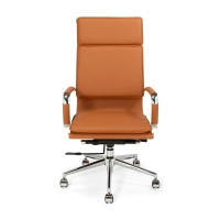 Fauteuil de bureau Studio à dossier haut | Fauteuil de bureau ergonomique en simili cuir