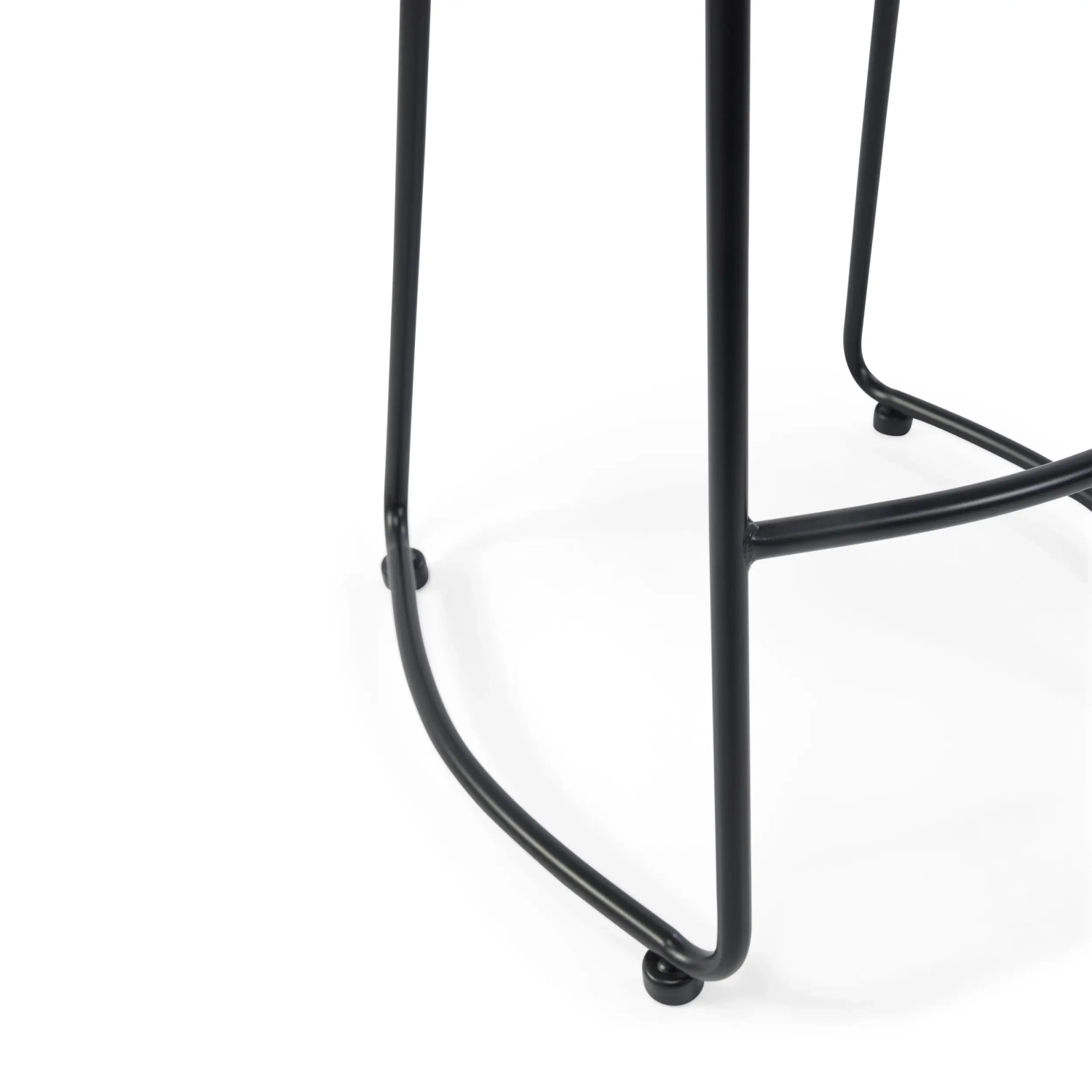 Tabouret de bar industriel Portland 66 cm | Bois d'orme massif et acier