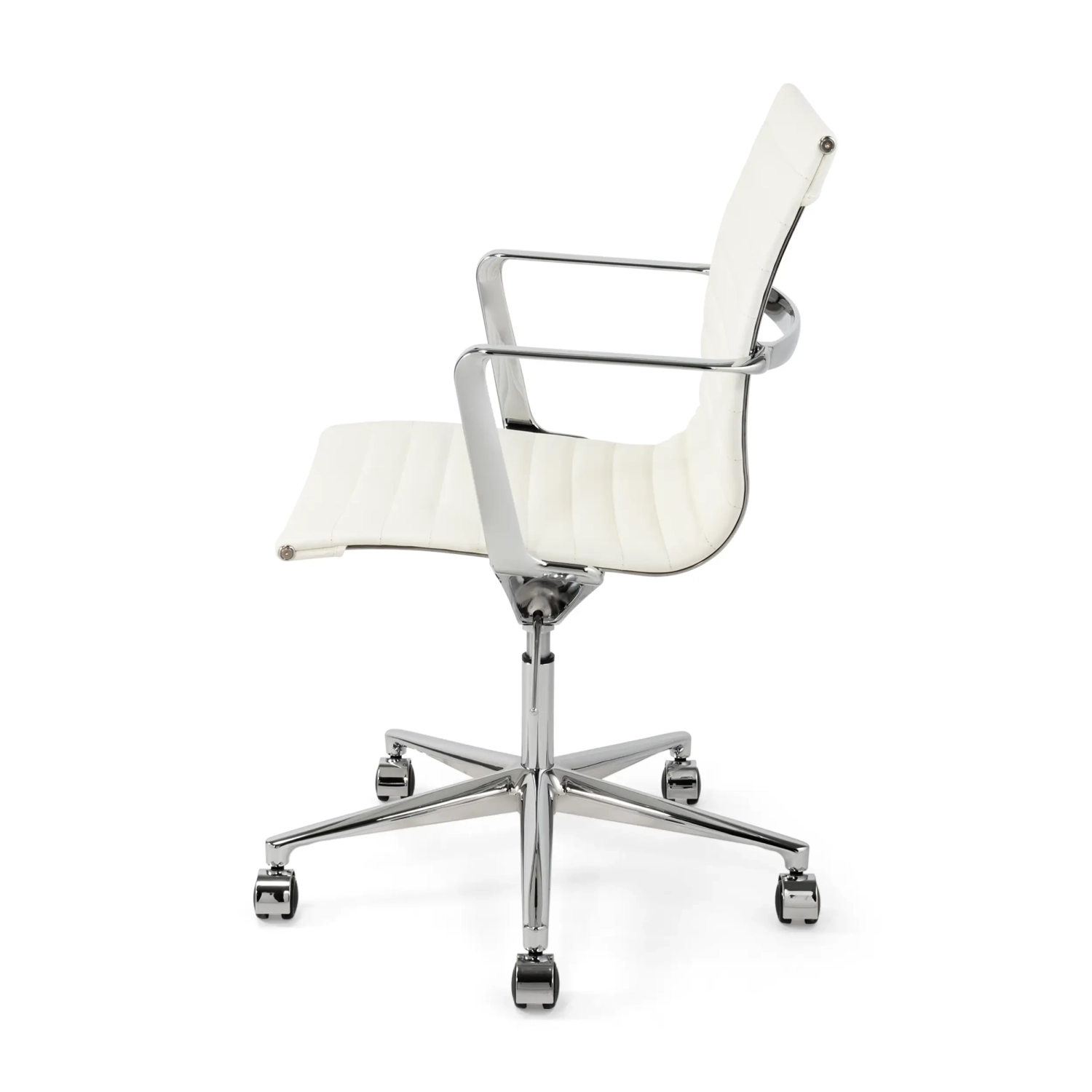 Fauteuil de bureau en cuir « Task Executive » à dossier bas | Fauteuil de bureau haut de gamme