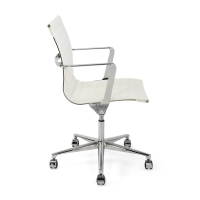 Fauteuil de bureau en cuir « Task Executive » à dossier bas | Fauteuil de bureau haut de gamme