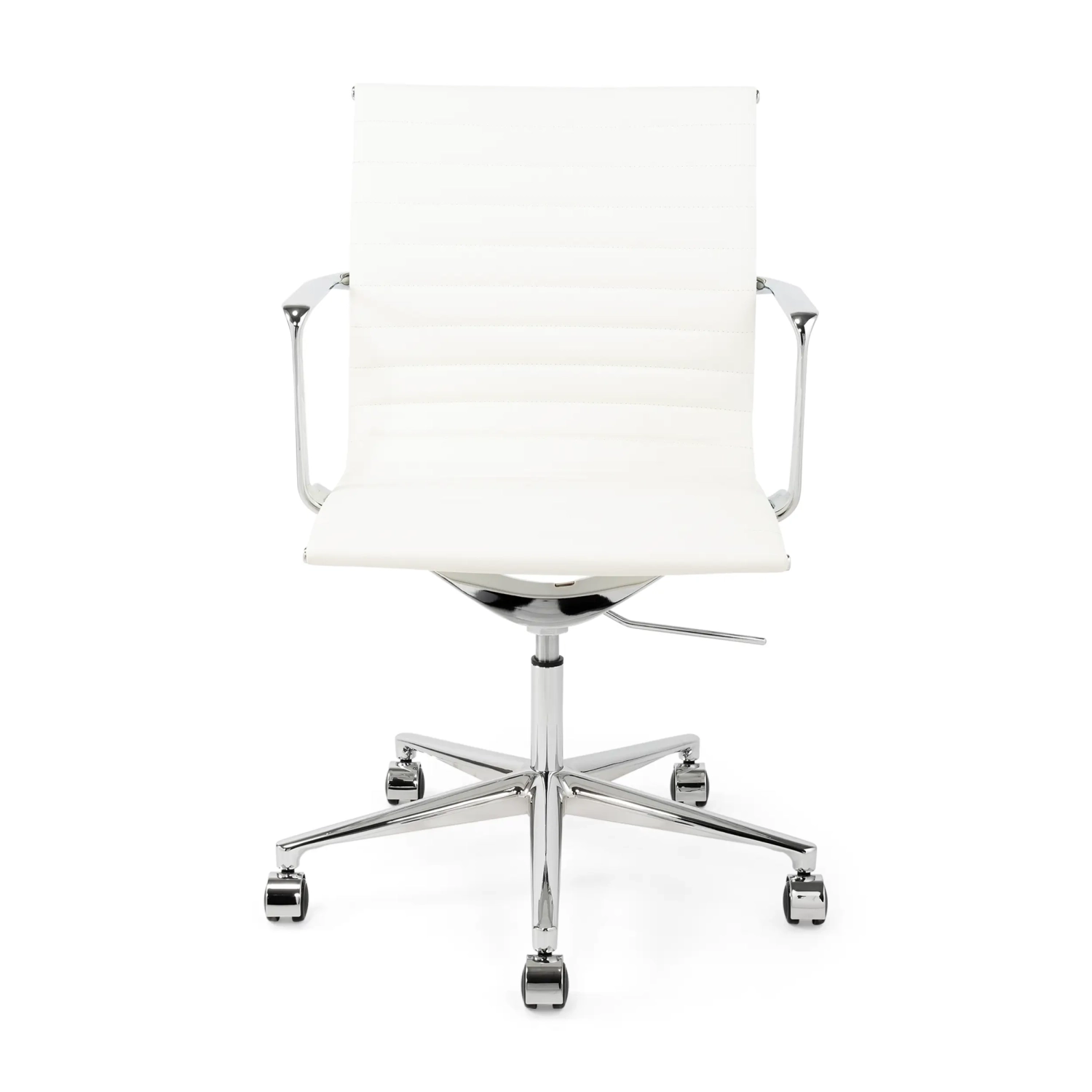 Fauteuil de bureau en cuir « Task Executive » à dossier bas | Fauteuil de bureau haut de gamme