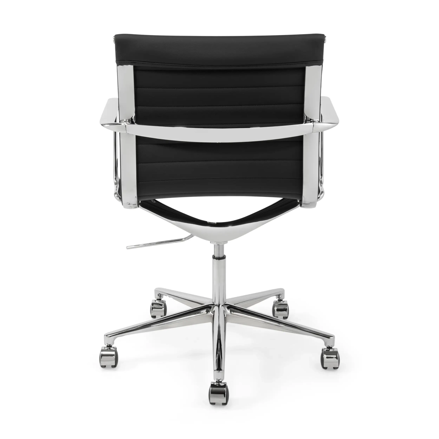 Fauteuil de bureau en cuir « Task Executive » à dossier bas | Fauteuil de bureau haut de gamme