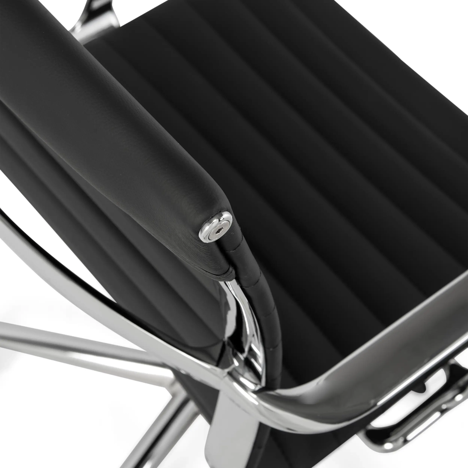 Fauteuil de bureau en cuir « Task Executive » à dossier bas | Fauteuil de bureau haut de gamme
