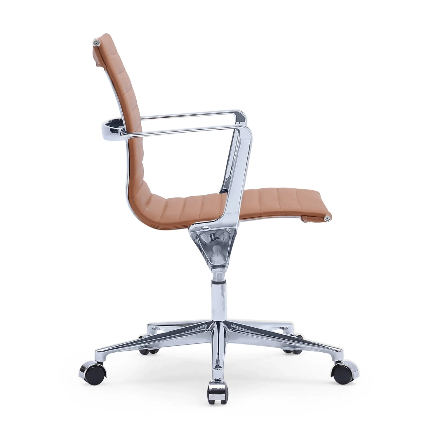 Fauteuil de bureau en cuir « Task Executive » à dossier bas | Fauteuil de bureau haut de gamme