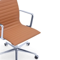 Fauteuil de bureau en cuir « Task Executive » à dossier bas | Fauteuil de bureau haut de gamme