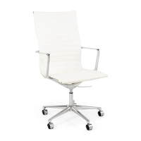 Fauteuil de bureau « Task Executive » à dossier haut en cuir | Fauteuil de bureau ergonomique haut de gamme