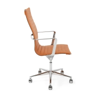 Fauteuil de bureau « Task Executive » à dossier haut en cuir | Fauteuil de bureau ergonomique haut de gamme