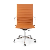Fauteuil de bureau « Task Executive » à dossier haut en cuir | Fauteuil de bureau ergonomique haut de gamme