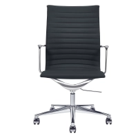 Fauteuil de bureau « Task Executive » à dossier haut en cuir | Fauteuil de bureau ergonomique haut de gamme