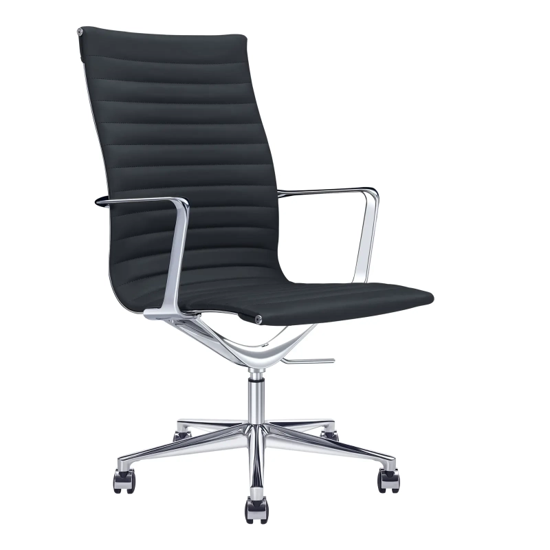 Fauteuil de bureau « Task Executive » à dossier haut en cuir | Fauteuil de bureau ergonomique haut de gamme