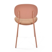 Chaise de salle à manger ergonomique empilable Carlotta | Chaise rembourrée moderne
