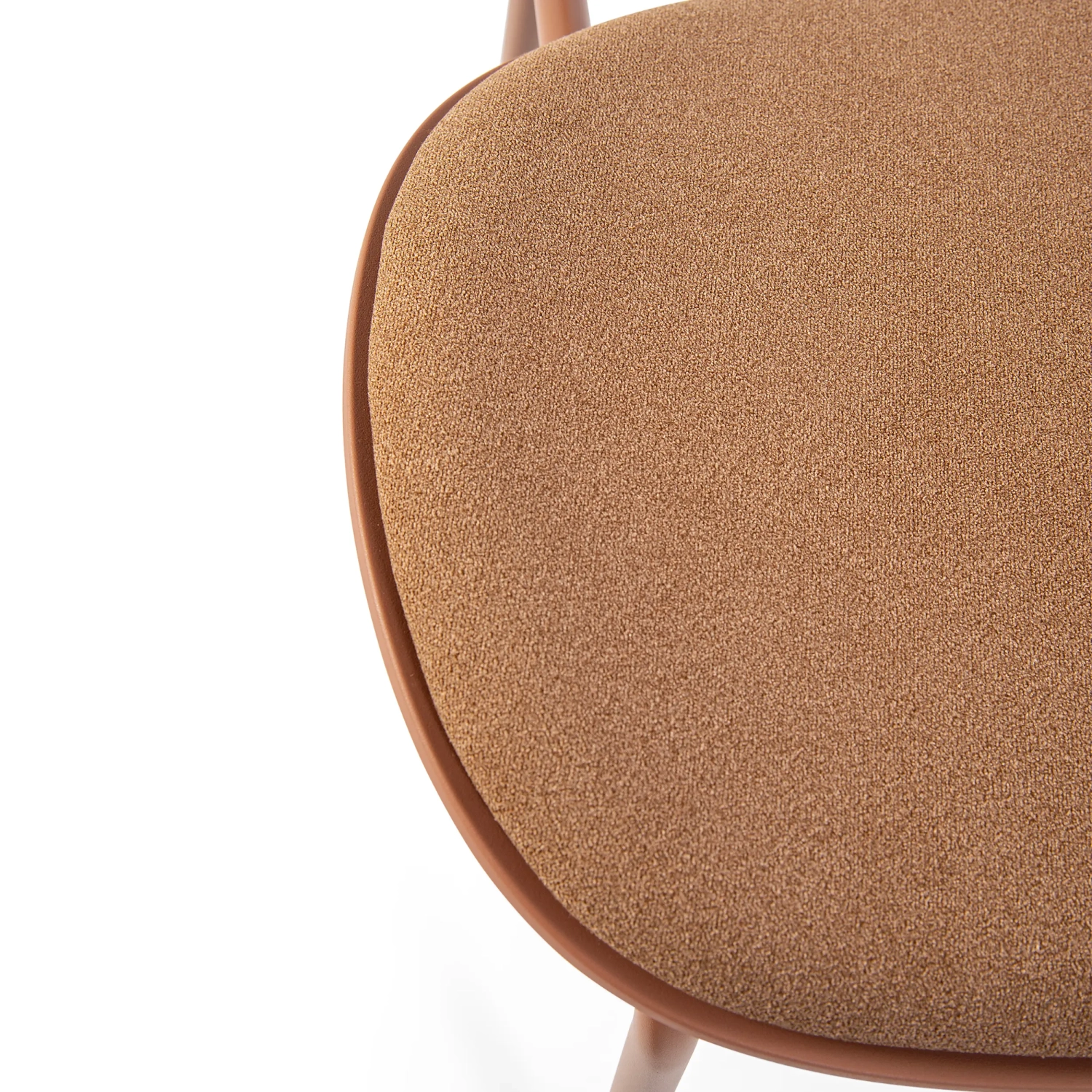 Chaise de salle à manger ergonomique empilable Carlotta | Chaise rembourrée moderne