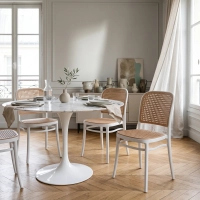 Pack 4 chaises Moulin en rotin synthétique - Mueble Design