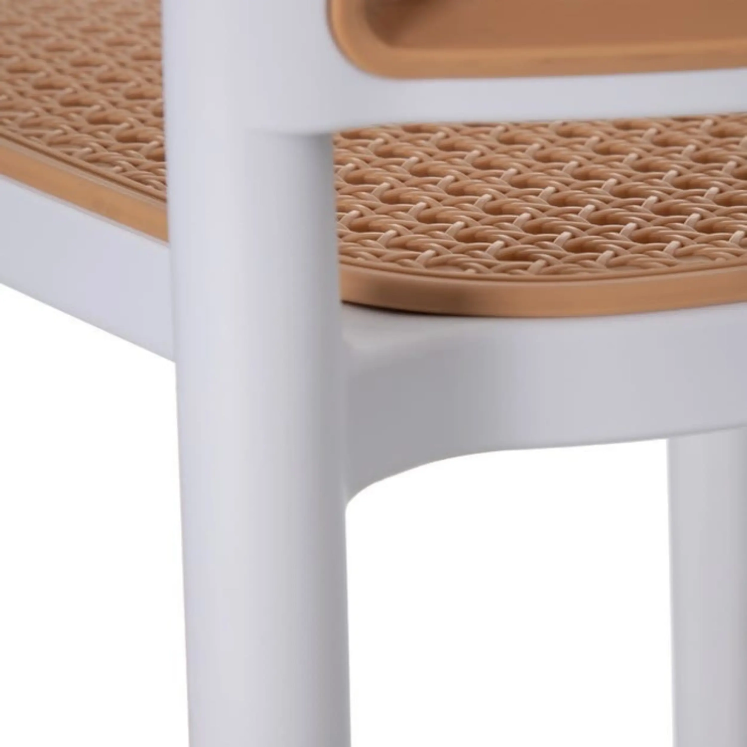Pack 4 chaises Moulin en rotin synthétique - Mueble Design