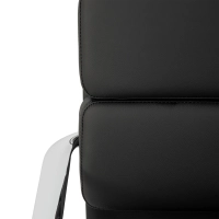 Task Fauteuil de bureau haut de gamme | Fauteuil de bureau en cuir italien avec roulettes